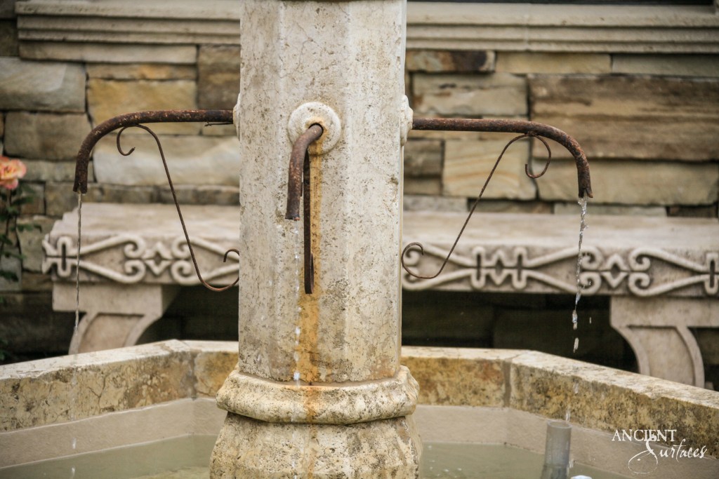 Stone pool fountains
Reclaimed limestone pool fountain
Ancient Surfaces
Limestone pool fountain centerpiece, natural hues of limestone, craftsmanship and timeless elegance.
French Provence fountain